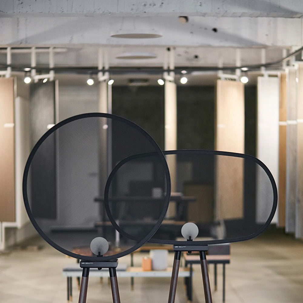 Arisha Lampadaire Géométrique Moderne, Métal/Bois, Gris, Salon - Neutralighting