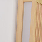 Muto Applique Murale Rectangulaire Vintage Bois/Acrylique Bois Brut Chambre à Coucher/Salon - Neutralighting