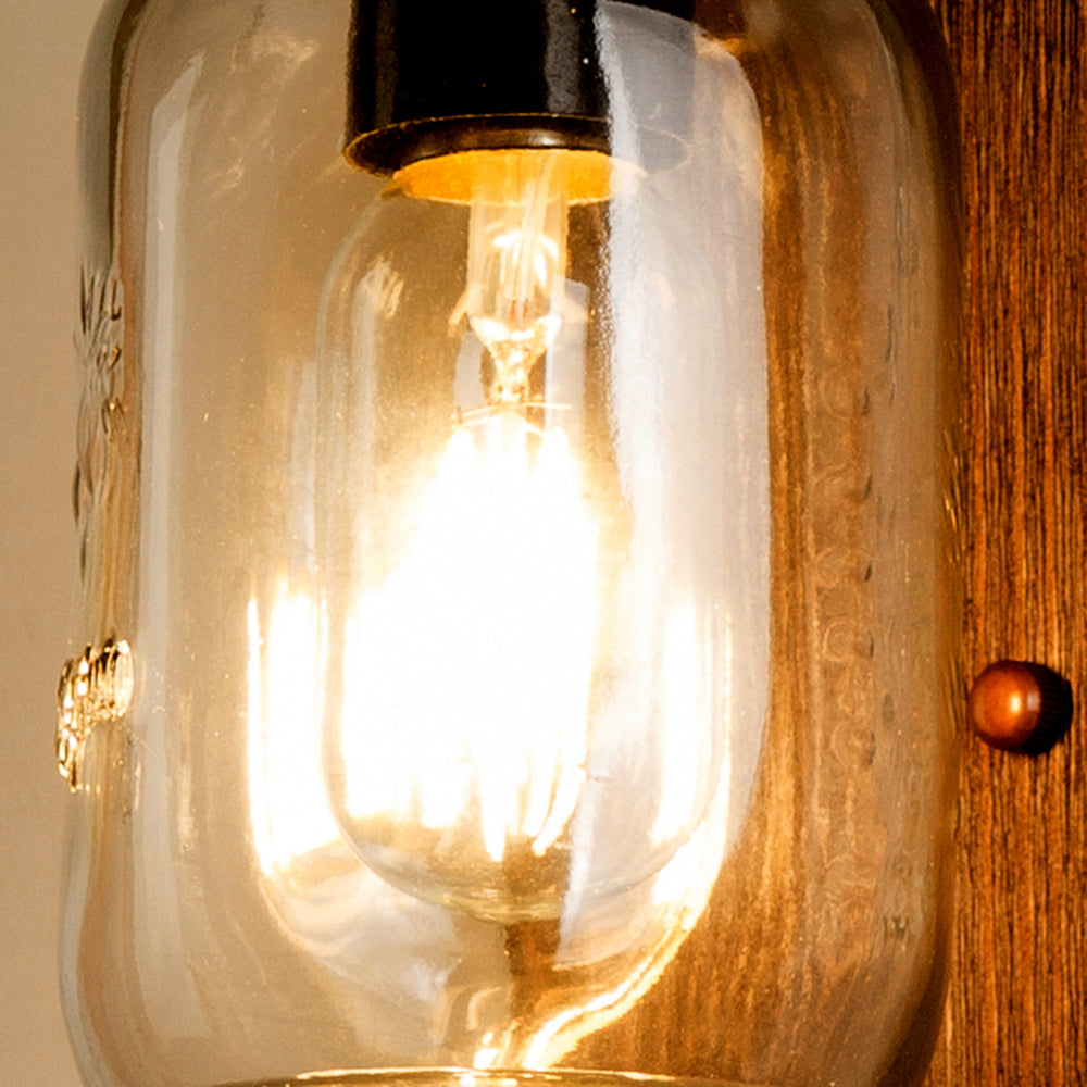 Epoch Applique Mutrale Pot, Métal et Bois - Neutralighting
