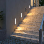 Ray Moderne LED Lampadaire Extérieure Noir Métal/Acrylique Jardin Couloir - Neutralighting
