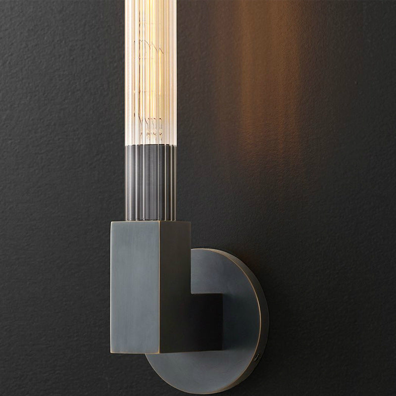 Arisha Nordique Métal Verre Intérieur Applique Murale Chambre à Coucher - Neutralighting