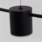 Arisha Modern LED Suspension Or Noir Métal Salon Chambre à Coucher - Neutralighting