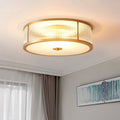 Silva Plafonnier Moderne d'Art Simple Verre Chambre à Coucher - Neutralighting