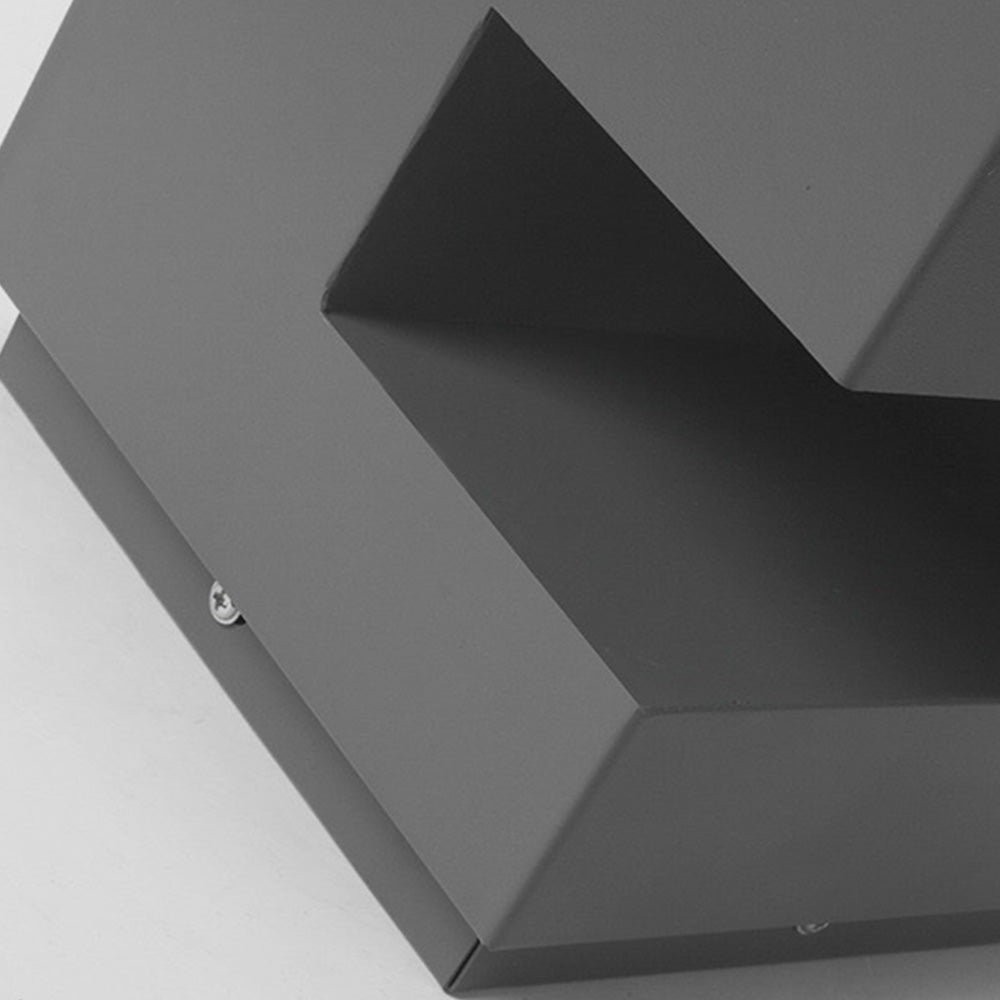 Ray Lampadaire Cube Moderne, Métal, Noir, Allée - Neutralighting