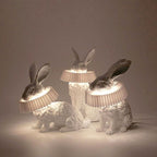 Lampe de Table lapin Moderne, Résine, Blanc, Salon - Neutralighting
