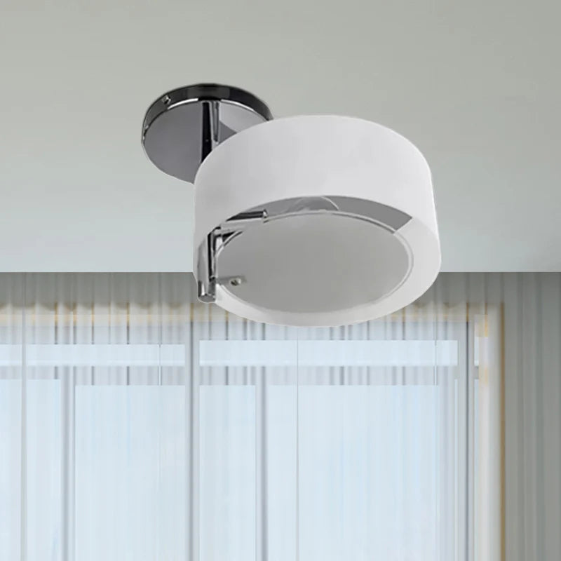 Arisha Moderne Rond Acrylique Verre Plafonnier Couloir - Neutralighting