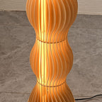 Muto Lampadaire Vague Moderne, Bois, Kaki, Salon - Neutralighting