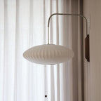 Ritta Moderne Rond Métal Bois Intérieur Applique Murale Salon - Neutralighting