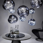 Milo Suspension Moderne en Verre Coloré Irregulier - Neutralighting