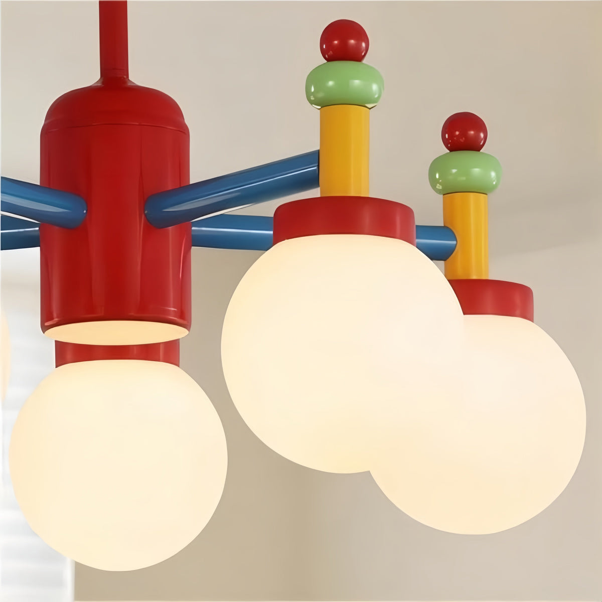 Valentina Lustre Vintage Mélangé Coloré Métal Chambre D'enfant - Neutralighting