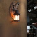 Epoch Applique Murale en Forme de Feuille et Lantern, Bois et Métal - Neutralighting