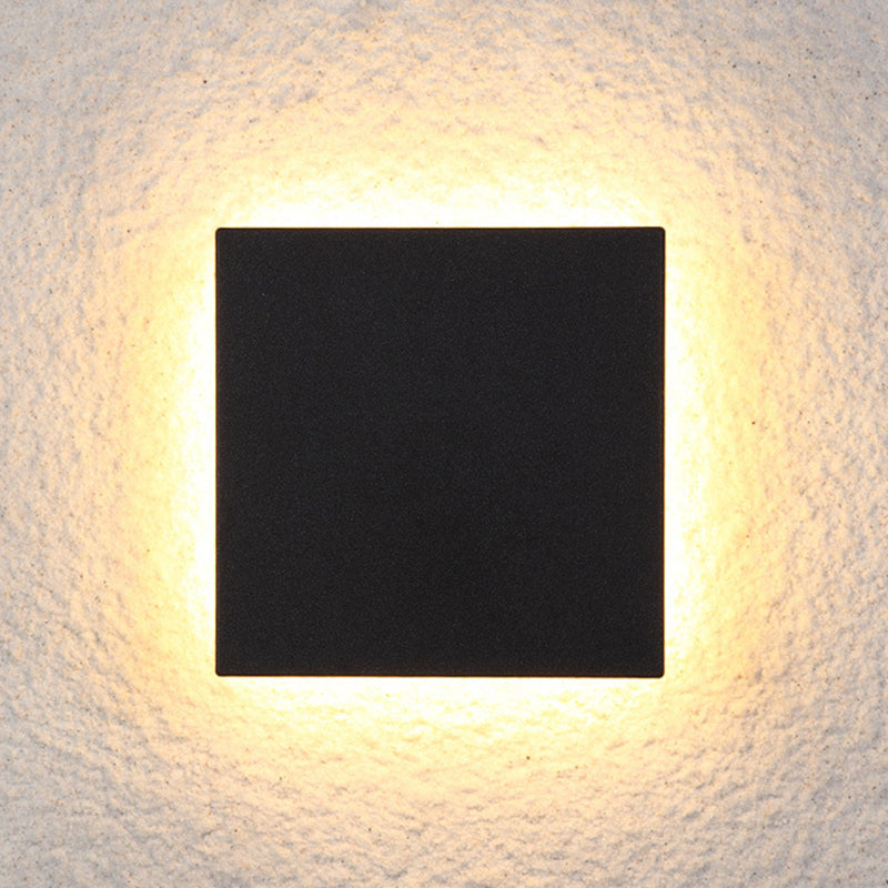 Klyne Applique Murale Rond/Carré Moderne Noir/Blanc. Cour - Neutralighting