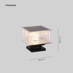 Ray Lampe de Poteau Solaire, L 18 CM - Neutralighting