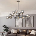 Valentina Moderne Nordique Suspension Métal Verre Salon Chambre à Coucher - Neutralighting