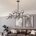 Valentina Moderne Nordique Suspension Métal Verre Salon Chambre à Coucher - Neutralighting