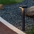 Ray Borne Extérieure Pivotante Moderne, Métal, Noir, Allée - Neutralighting