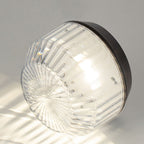 Ray Lampe de Table Ronde Moderne, Acrylique, Noir, Jardin - Neutralighting