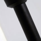 Ray Ronde Moderne Lampadaire Noir Métal/Marbre Noir Extérieur - Neutralighting