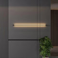 Liora Applique Murale Linéaire Mince Moderne. Noir. Salon - Neutralighting