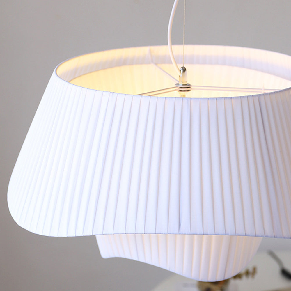 Ritta Suspension Nordique, Métal/Tissu, Blanc, Salon - Neutralighting