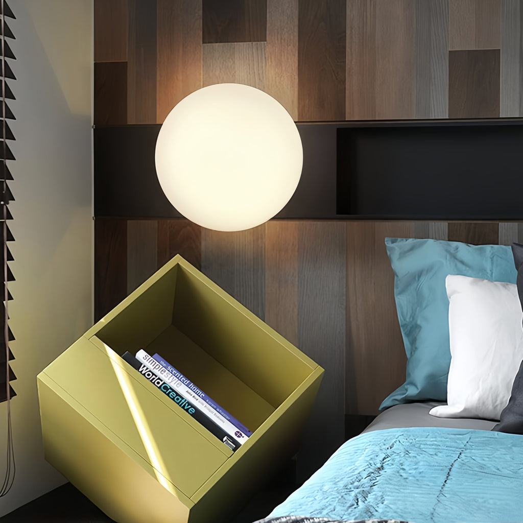 Valentina Moderne Bulle Sphère Plafonnier Verre Chambre à Coucher - Neutralighting