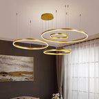 Remi Suspension Anneau Moderne Métal Noir/Doré/Café Salon - Neutralighting
