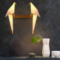 Arisha Lampe Murale Oiseau Vintage/Art-Deco, Métal/Acrylique, Chambre à Coucher - Neutralighting