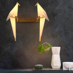 Arisha Lampe Murale Oiseau Vintage/Art-Deco, Métal/Acrylique, Chambre à Coucher - Neutralighting