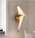 Arisha Lampe Murale Oiseau Vintage/Art-Deco, Métal/Acrylique, Chambre à Coucher - Neutralighting