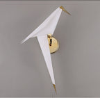 Arisha Lampe Murale Oiseau Vintage/Art-Deco, Métal/Acrylique, Chambre à Coucher - Neutralighting