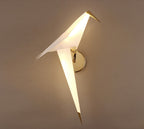 Arisha Lampe Murale Oiseau Vintage/Art-Deco, Métal/Acrylique, Chambre à Coucher - Neutralighting