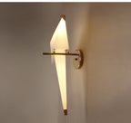Arisha Lampe Murale Oiseau Vintage/Art-Deco, Métal/Acrylique, Chambre à Coucher - Neutralighting