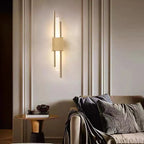 Drena Applique Murale Linéaire Moderne Marbre. Blanc/Vert/Or. Salon - Neutralighting
