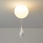 Bear Balloon Suspension/ Plafonnier Ballon Moderne Résine Chambre - Neutralighting