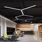 Noar Moderne Suspension Rectangulaire Noire - Neutralighting