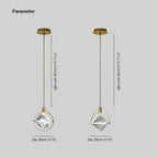 Kristy Suspension Luxe Moderne Métal/Cristal Salle à manger - Neutralighting