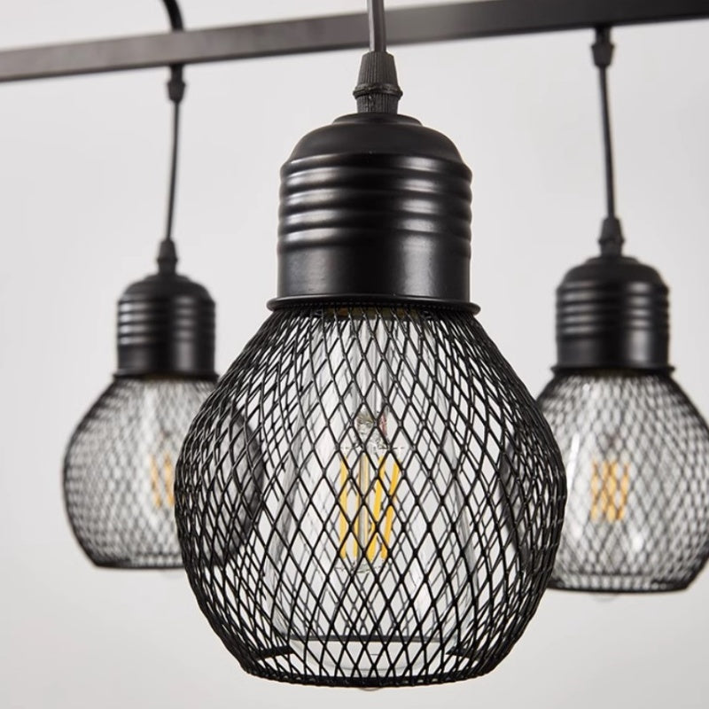 Silva Vintage Long Tête Multiple Lustre Salle À Manger/Salon/Bar - Neutralighting