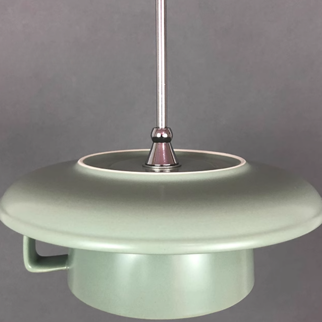 Valentina Rustique Tasse Céramique LED Suspension Salon - Neutralighting