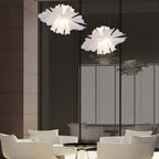 Niva Suspension Fleur Moderne Blanc Salon - Neutralighting