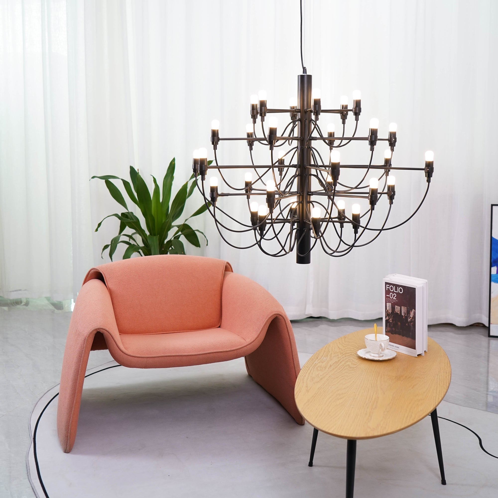 Lustra Suspension Lampe Fruit Quatre Couleurs au Choix - Neutralighting