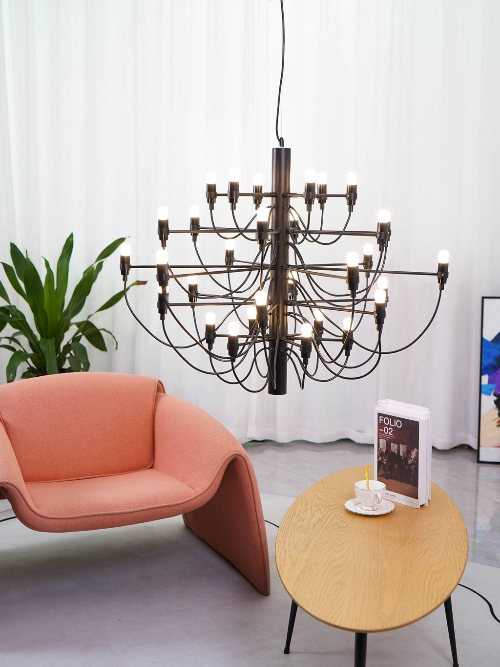Lustra Suspension Lampe Fruit Quatre Couleurs au Choix - Neutralighting