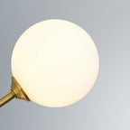 Truva Lustre Bulle Moderne. Cuivre/Verre. Noir/Cuivre. Salon - Neutralighting