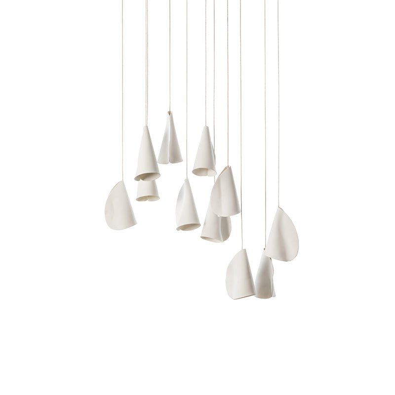 Olshaion Lampe Suspendue Géométrique en Céramique - Neutralighting