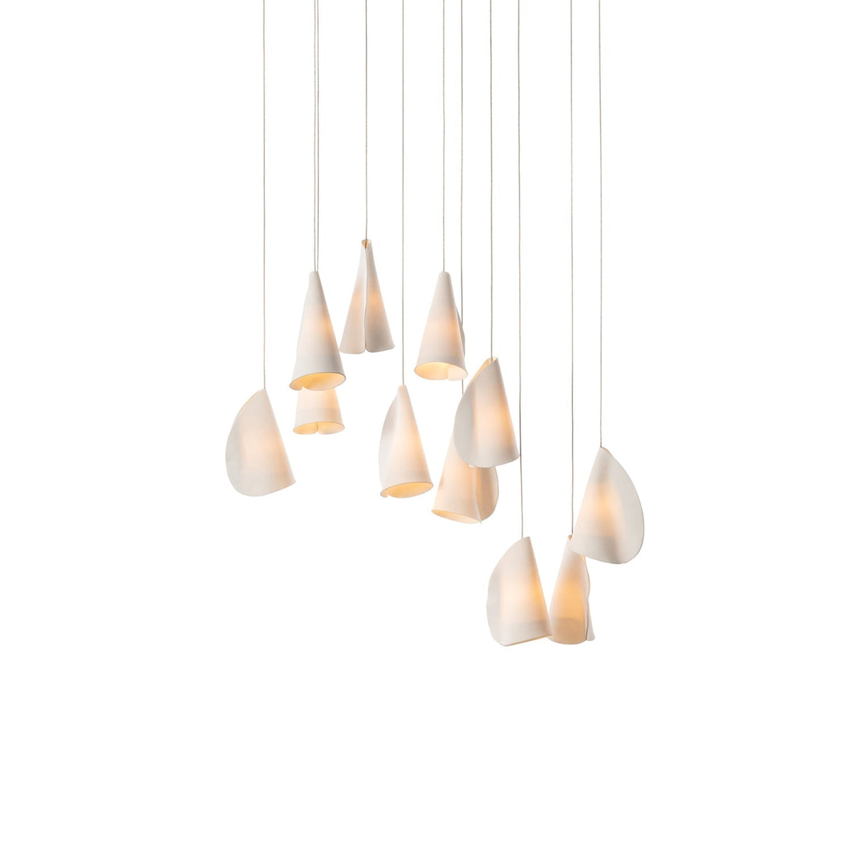 Olshaion Lampe Suspendue Géométrique en Céramique - Neutralighting