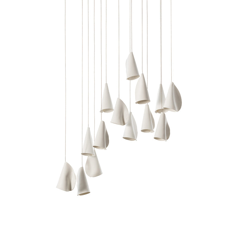 Ulfuvye Suspension Céramique Porcelaine - Neutralighting