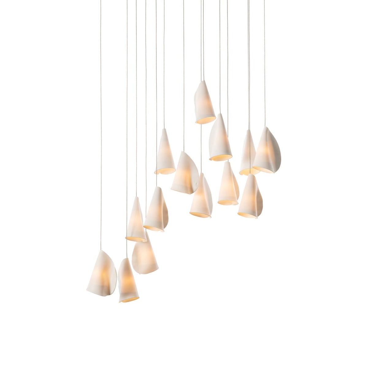 Olshaion Lampe Suspendue Géométrique en Céramique - Neutralighting