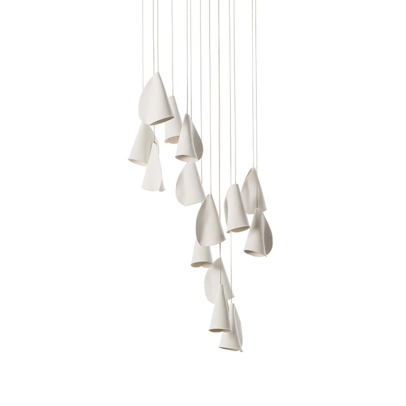Olshaion Lampe Suspendue Géométrique en Céramique - Neutralighting