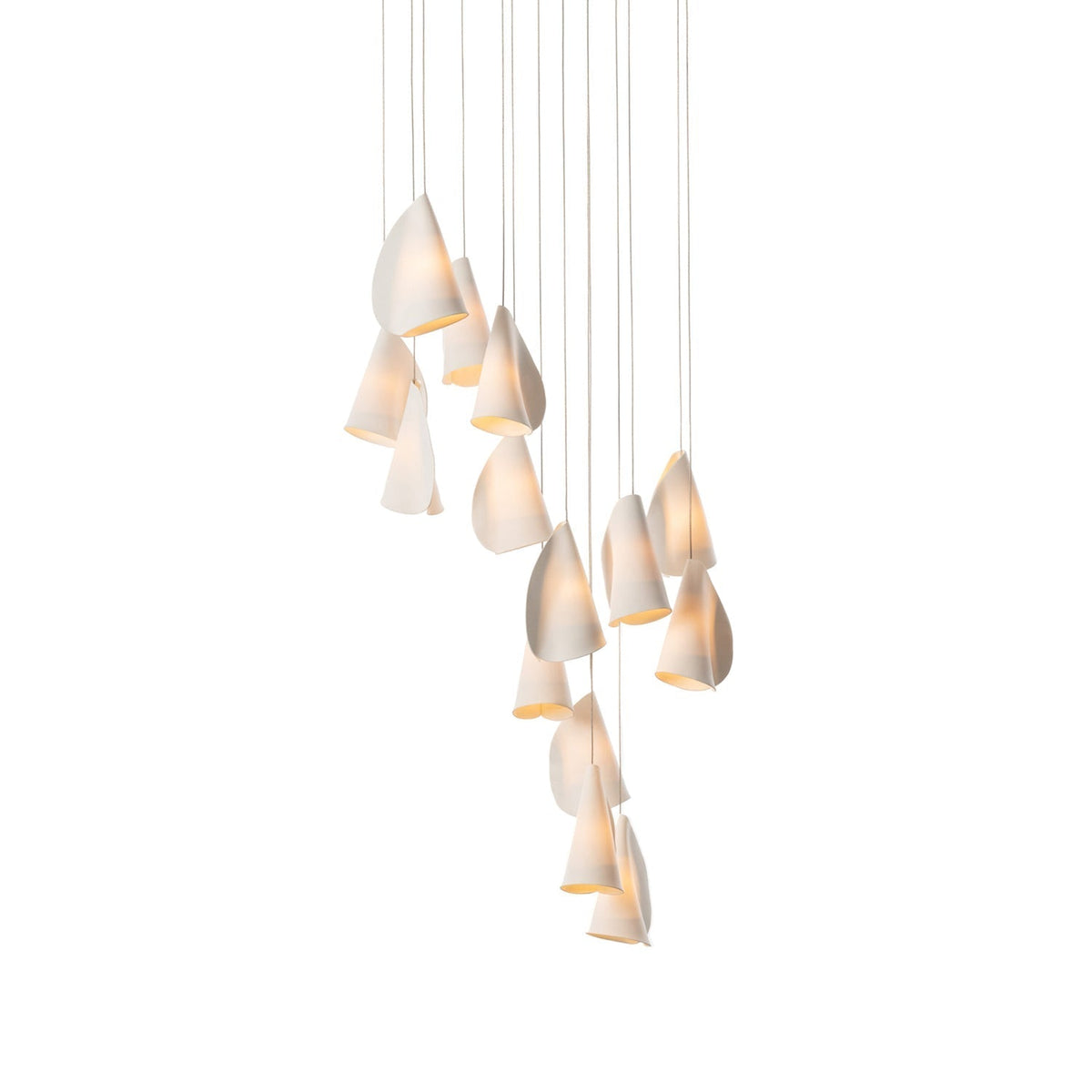 Olshaion Lampe Suspendue Géométrique en Céramique - Neutralighting