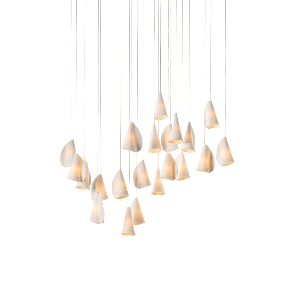 Olshaion Lampe Suspendue Géométrique en Céramique - Neutralighting