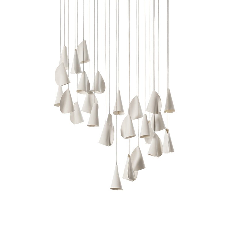 Olshaion Lampe Suspendue Géométrique en Céramique - Neutralighting